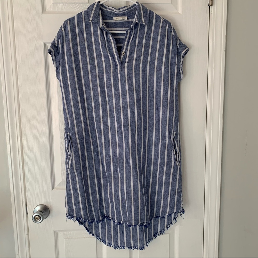 Linen t shirt dress